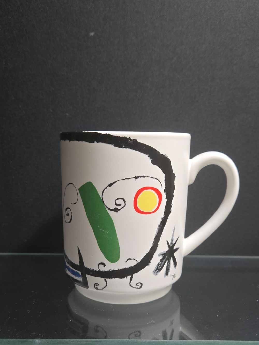 Joan Miro's "Personnage" From 1955 Print Abstract Colorful Design Mug.